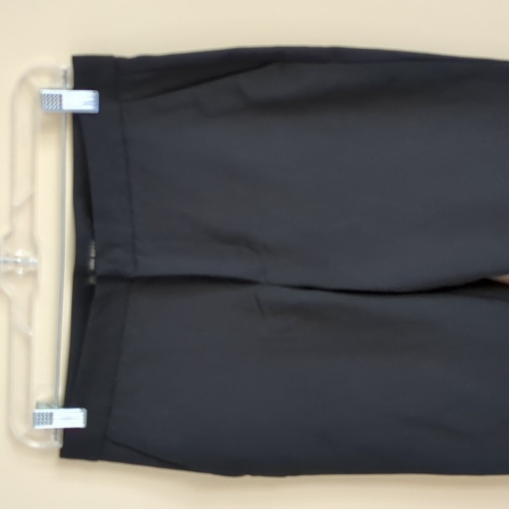 Small Zara Basic Collection Black Pants With Faux… - image 3